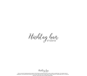 Hashtag Hair Studio  | Logo Design by GBDESIGN