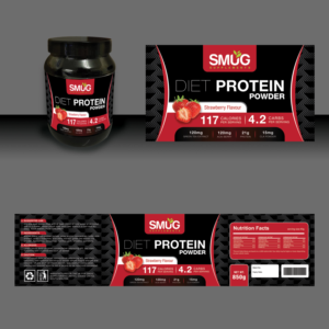 UK Supplement Company Needs a Label for Diet Protein Powder | Packaging Design by falcon.wings