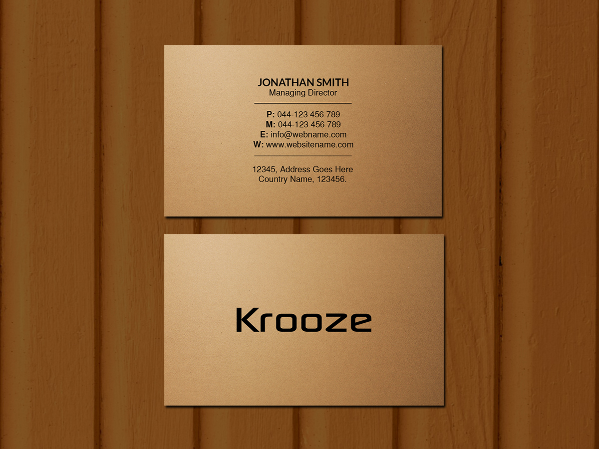 Business Card Design by Creations Box 2015 for this project | Design #20740020