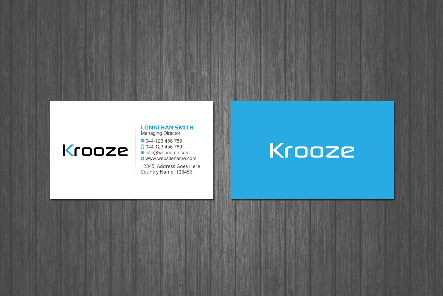 Business Card Design by Creations Box 2015 for this project | Design #20742661