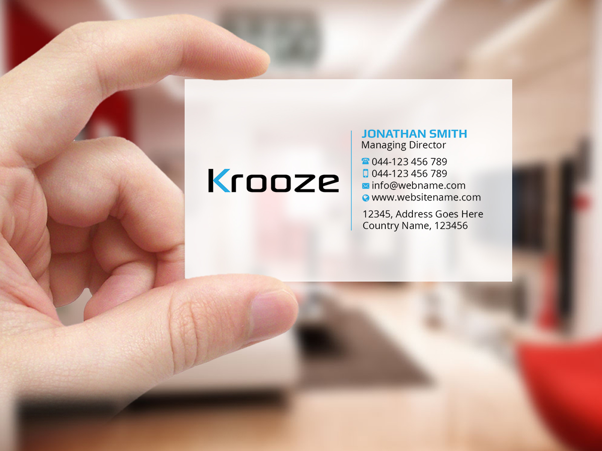 Business Card Design by Creations Box 2015 for this project | Design #20742668