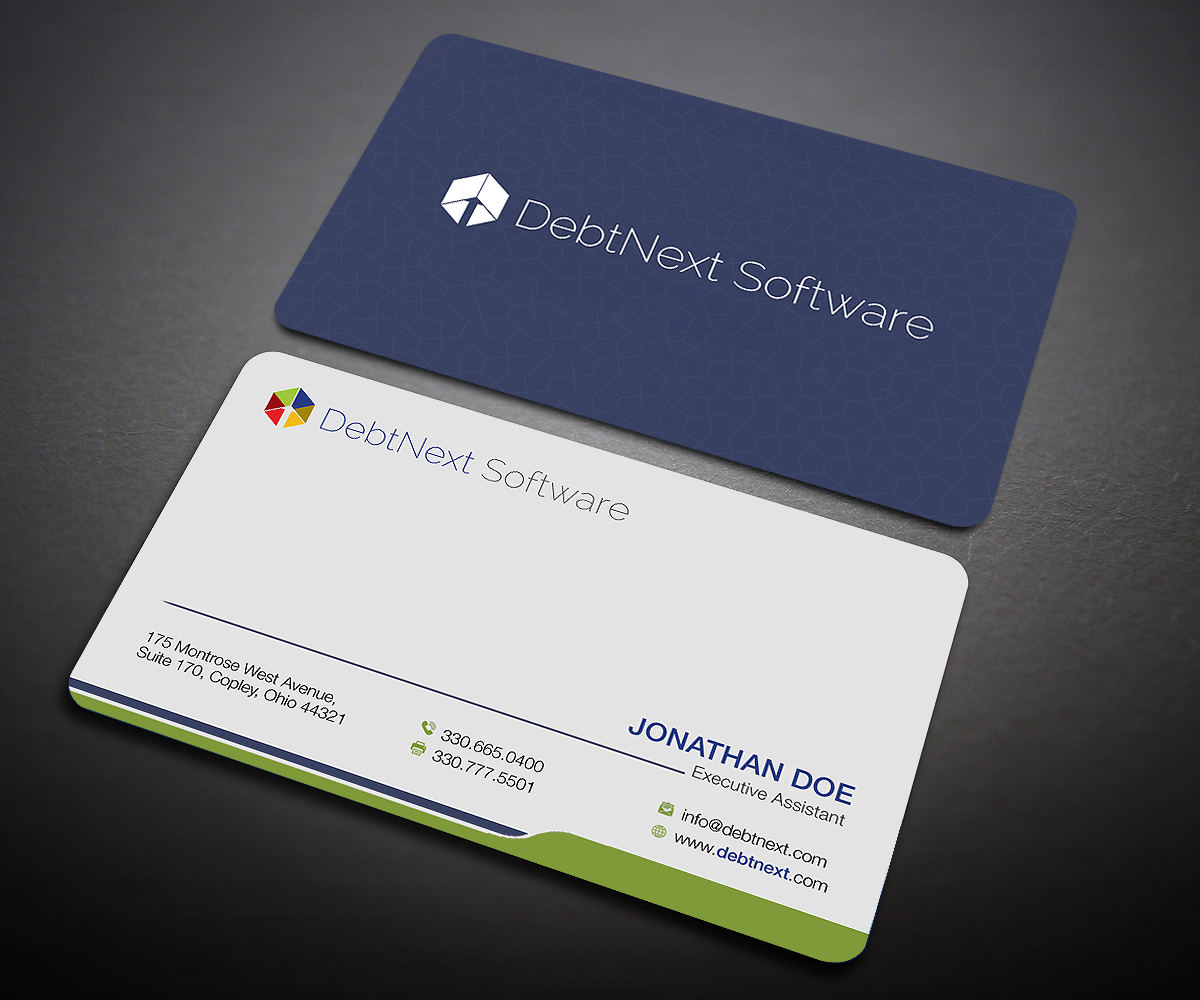 Business Card Design by Designers Hub for DebtNext Software | Design #20742619