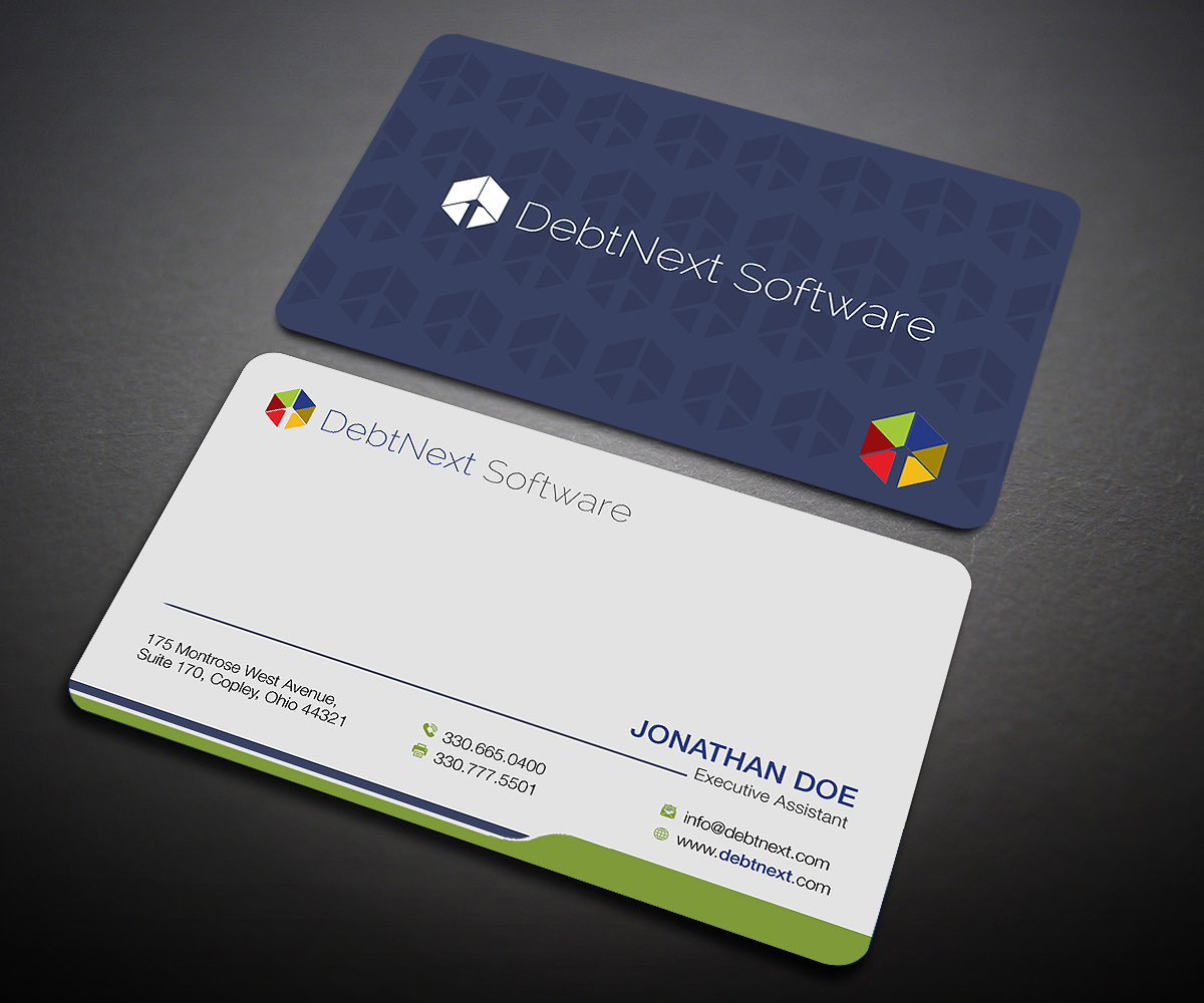 Visitenkarten-Design von Designers Hub für DebtNext Software | Design #20746026