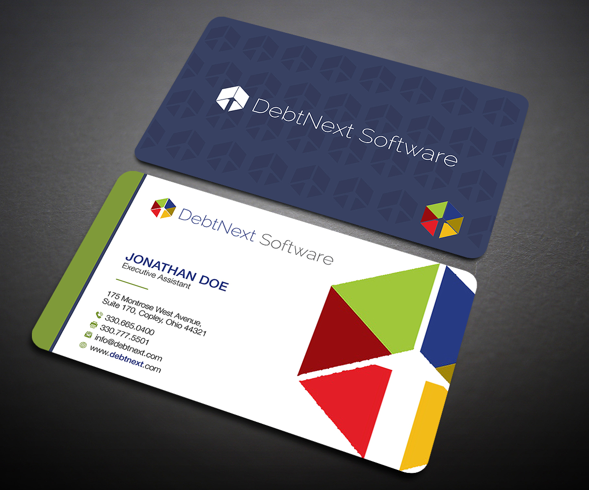 Visitenkarten-Design von Designers Hub für DebtNext Software | Design #20746040