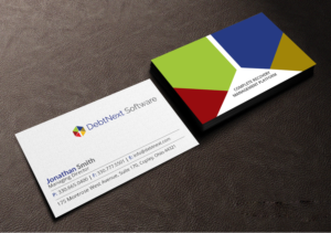 Business Card Design by Creations Box 2015 for DebtNext Software | Design: #20752646
