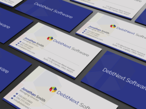 Business Card Design by Creations Box 2015 for DebtNext Software | Design: #20752658