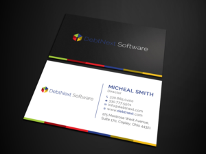 Business Card Design by Tripti Ranjan Gain for DebtNext Software | Design: #20741132