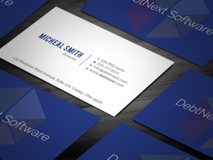 Business Card Design by Tripti Ranjan Gain for DebtNext Software | Design: #20741133