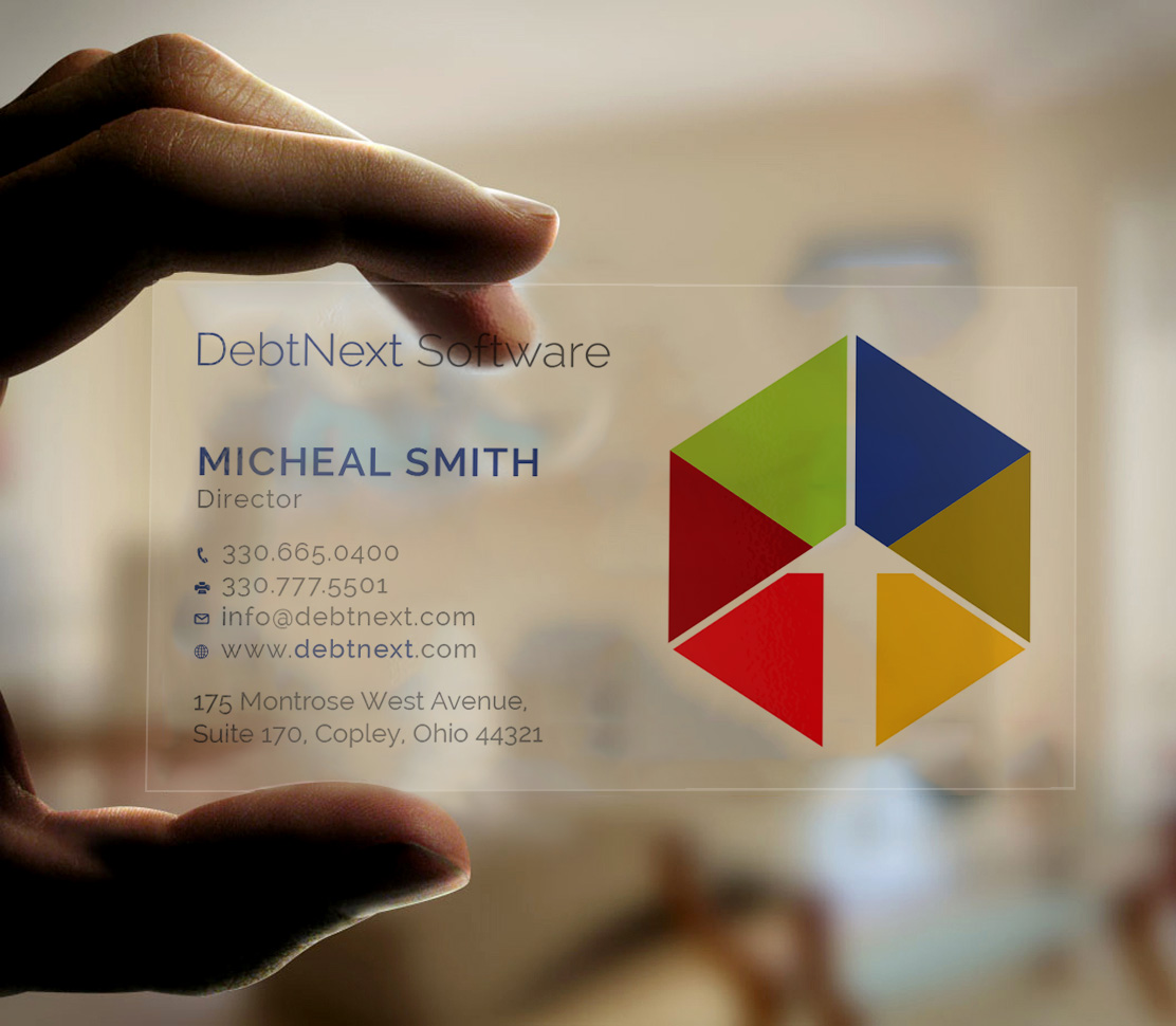 Business Card Design by Tripti Ranjan Gain for DebtNext Software | Design #20741134