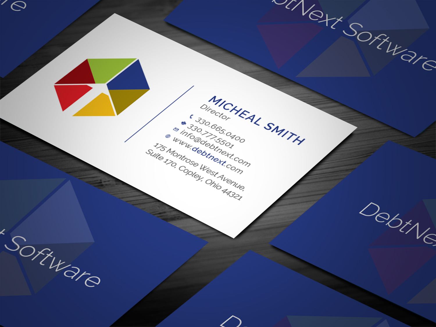 Design de Carte de Visite par Tripti Ranjan Gain pour DebtNext Software | Design #20741137