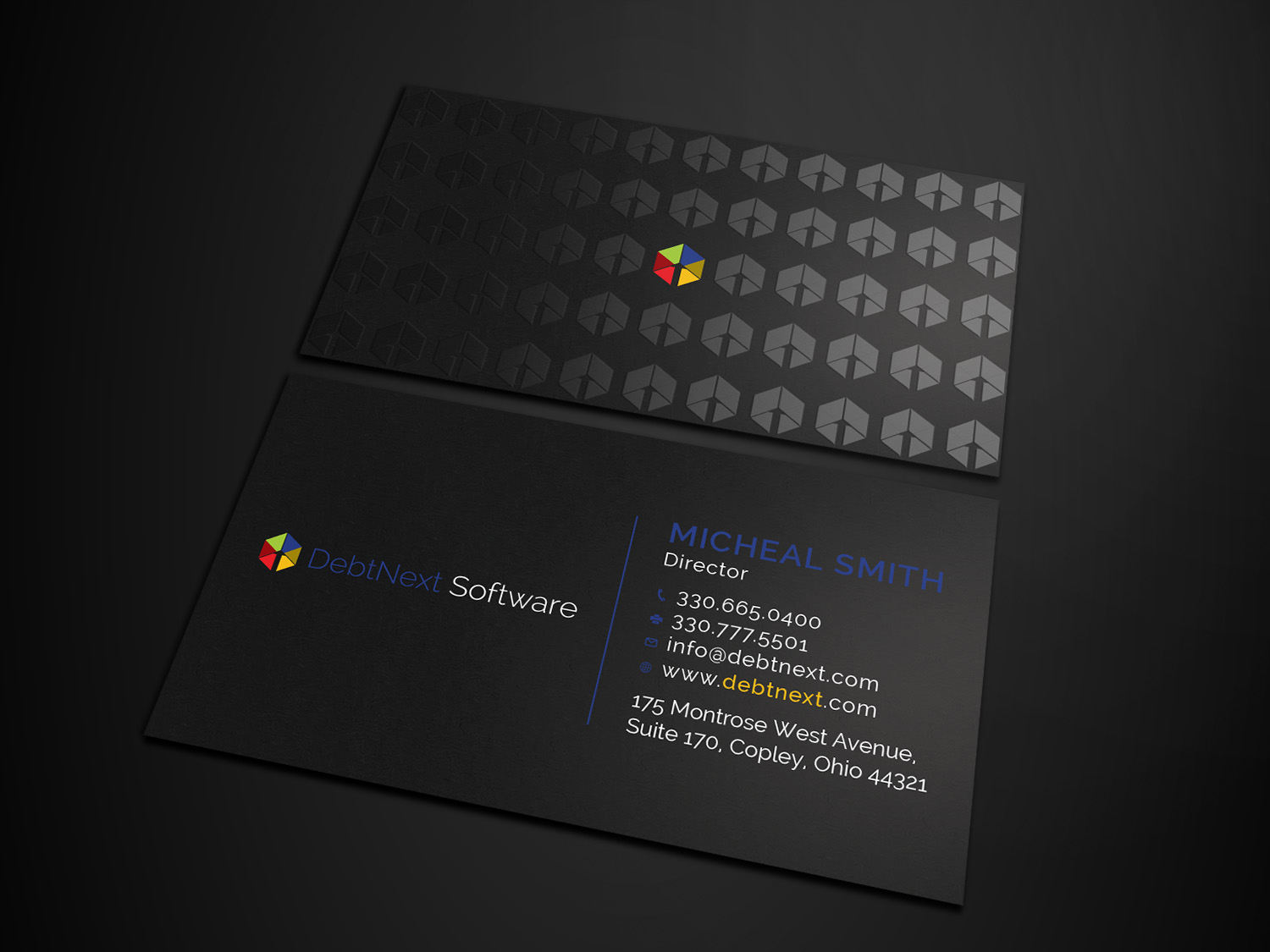Design de Carte de Visite par Tripti Ranjan Gain pour DebtNext Software | Design #20741144