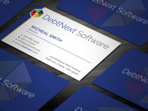 Business Card Design by Tripti Ranjan Gain for DebtNext Software | Design: #20741155