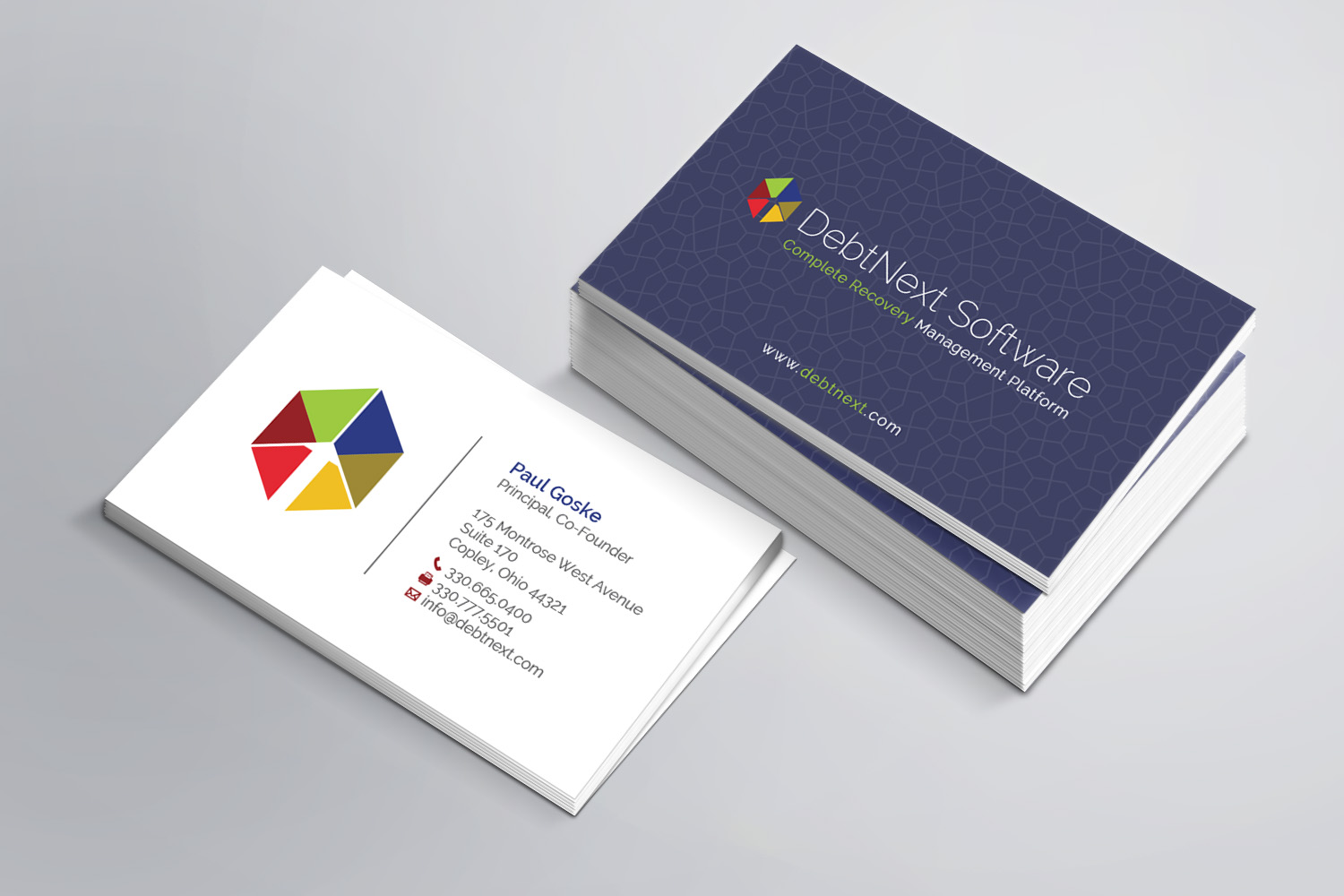 Design de Carte de Visite par MDesign pour DebtNext Software | Design #20761462