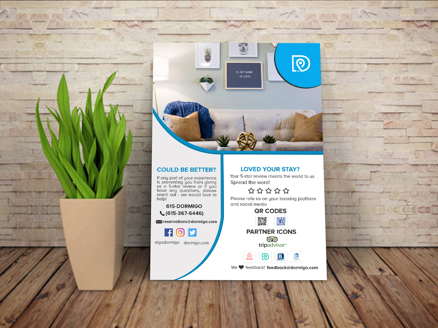 Diseño de Flyer por creative.bugs para Sit Back Host | Diseño #20741299