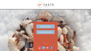 Taste the Gulf landing page design | Web Design by Mohsart