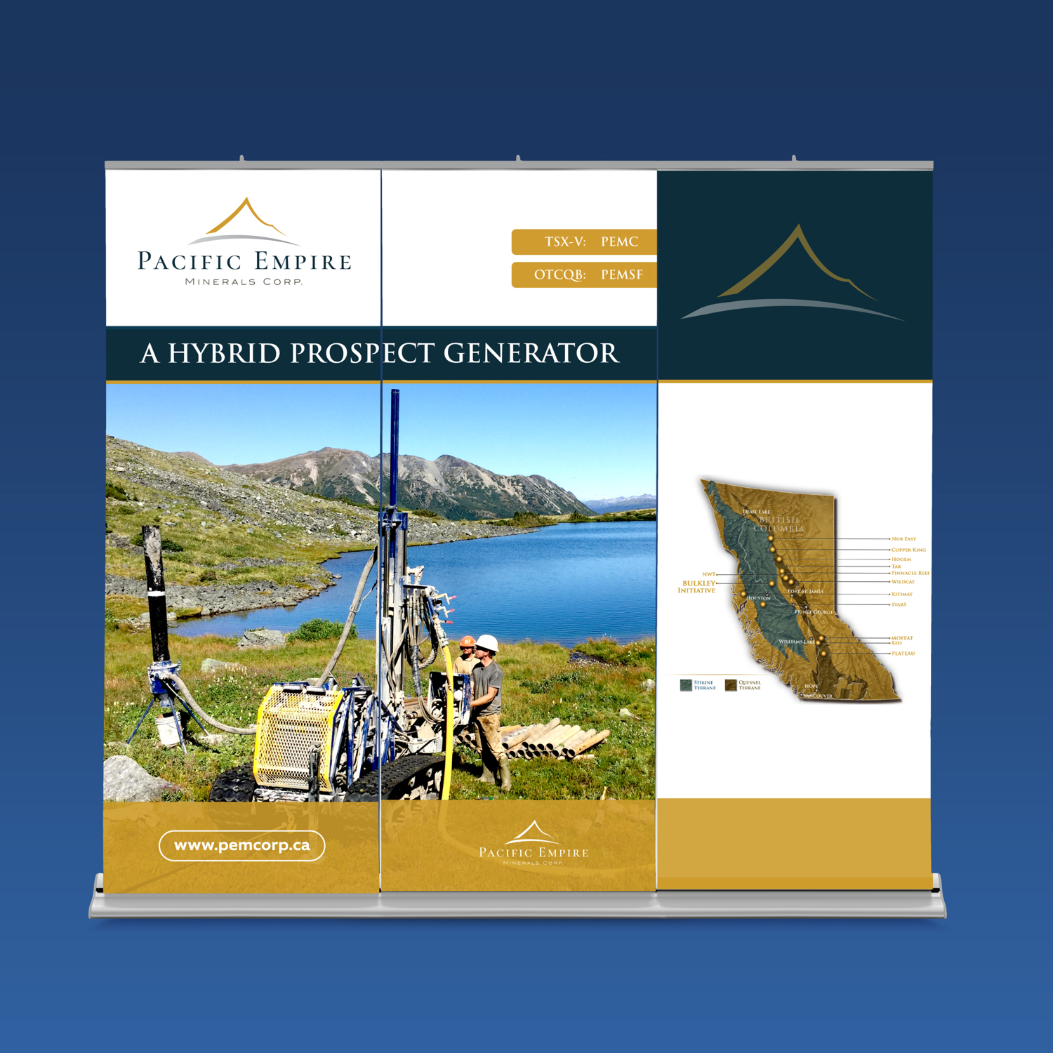 Trade Show Booth Design by MrColiArtist for Pacific Empire Minerals Corp. | Design #20850703