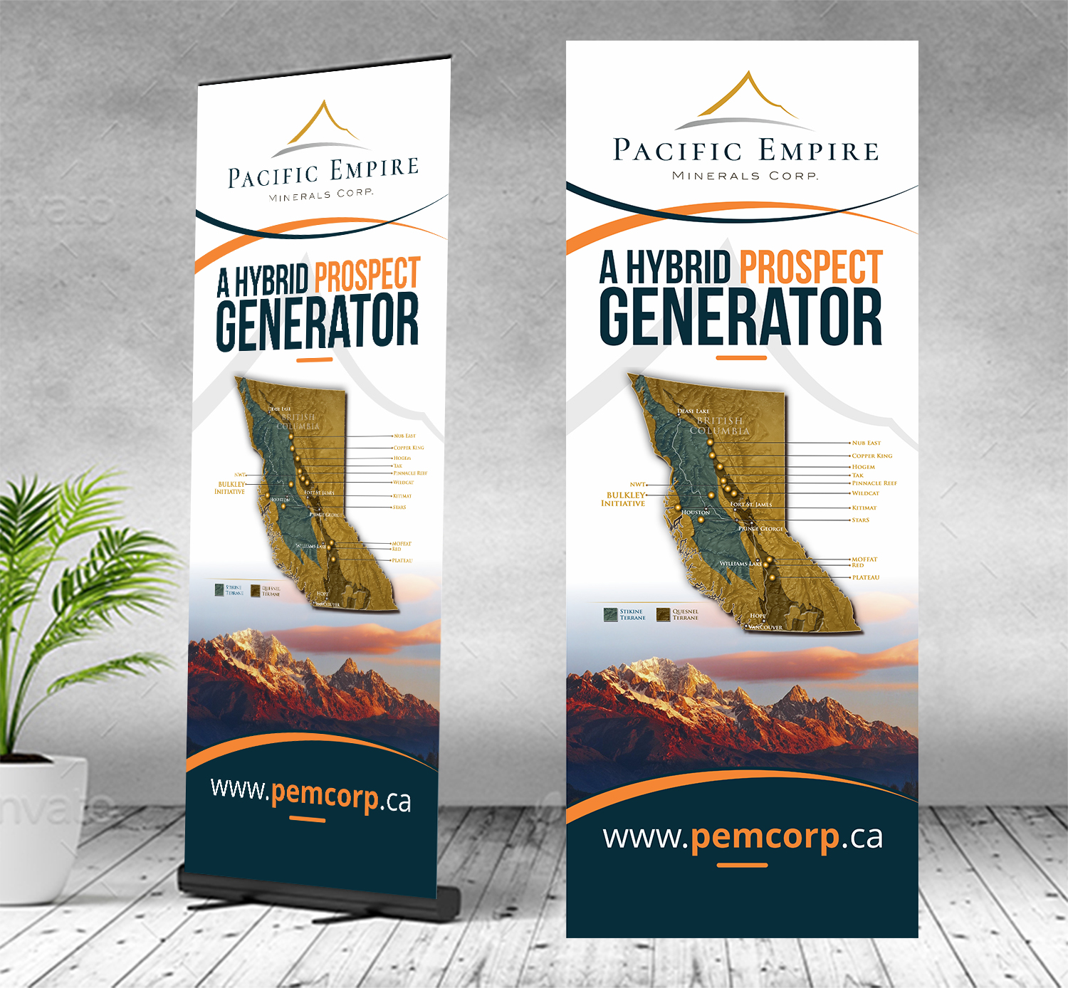 Trade Show Booth Design by Aurora:) for Pacific Empire Minerals Corp. | Design #20748243