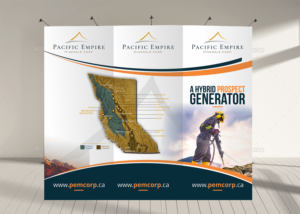 Design de Stand d'Exposition par Aurora:) pour Pacific Empire Minerals Corp. | Design : #20779202
