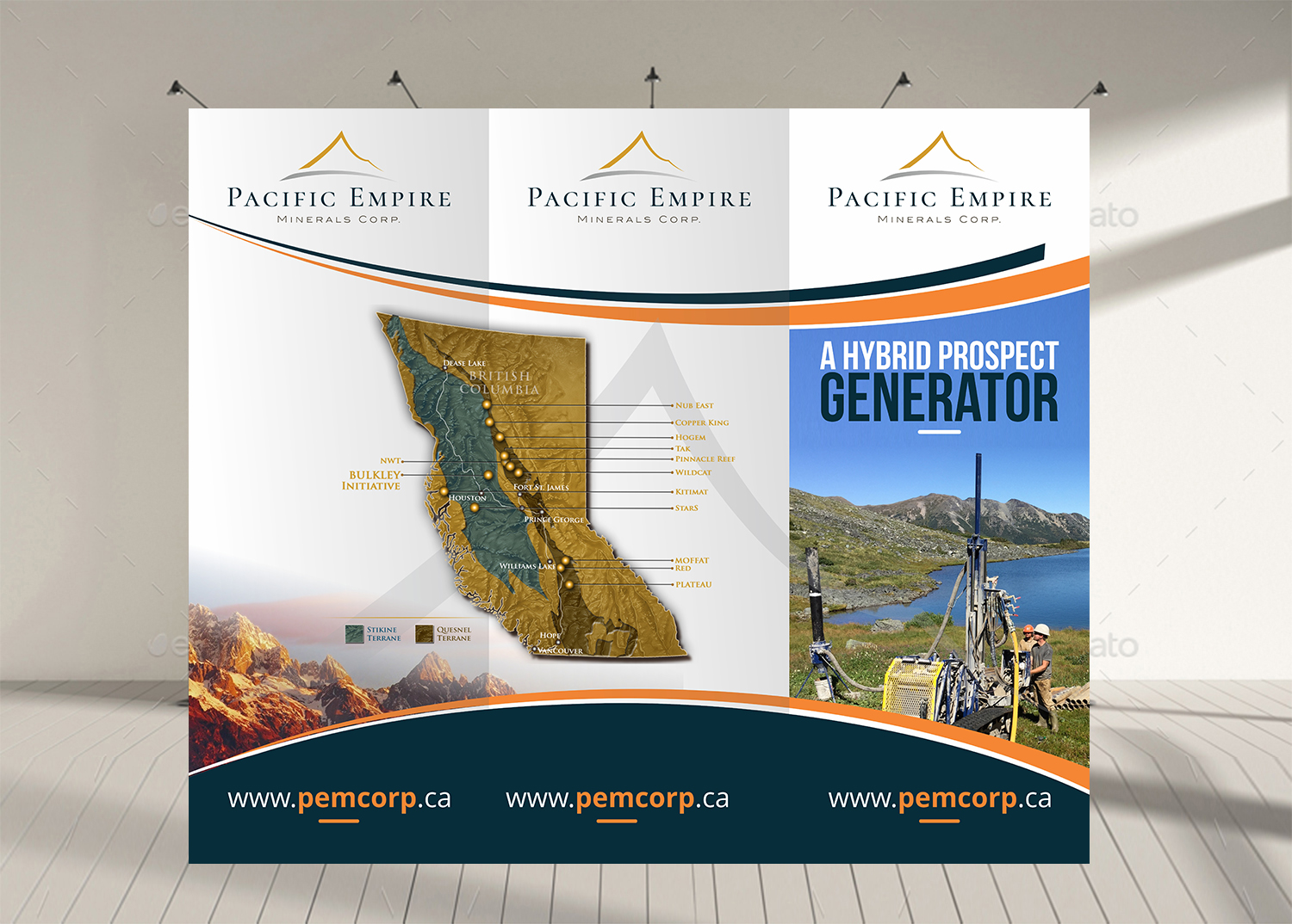 Trade Show Booth Design by Aurora:) for Pacific Empire Minerals Corp. | Design #20781104
