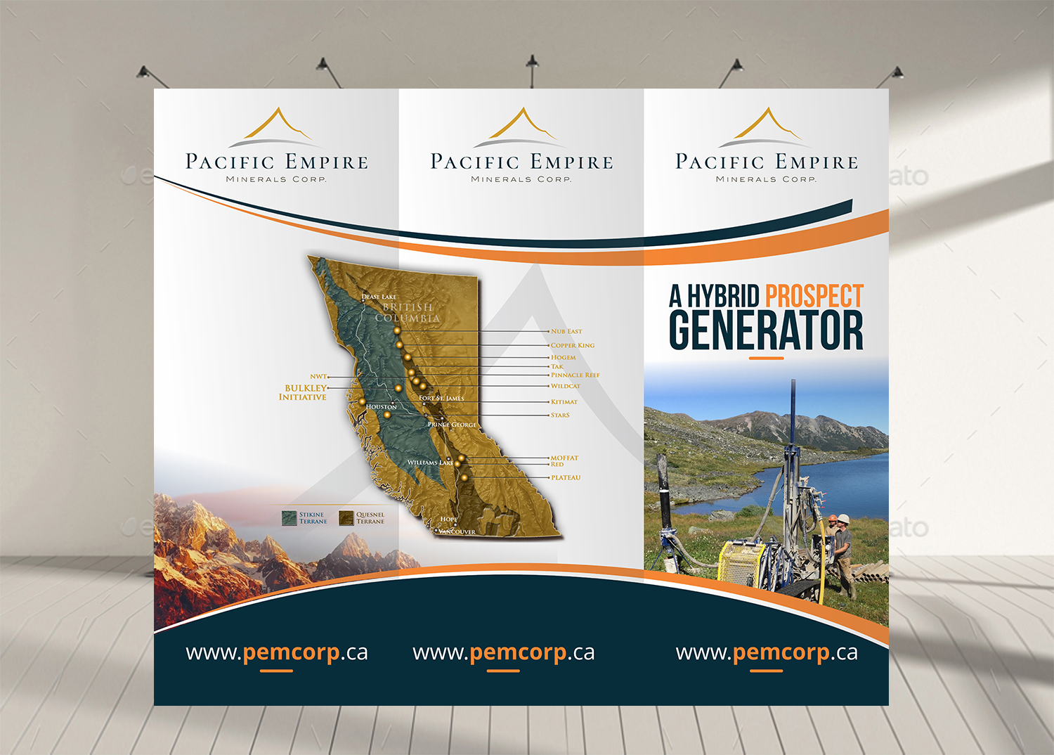 Trade Show Booth Design by Aurora:) for Pacific Empire Minerals Corp. | Design #20978837