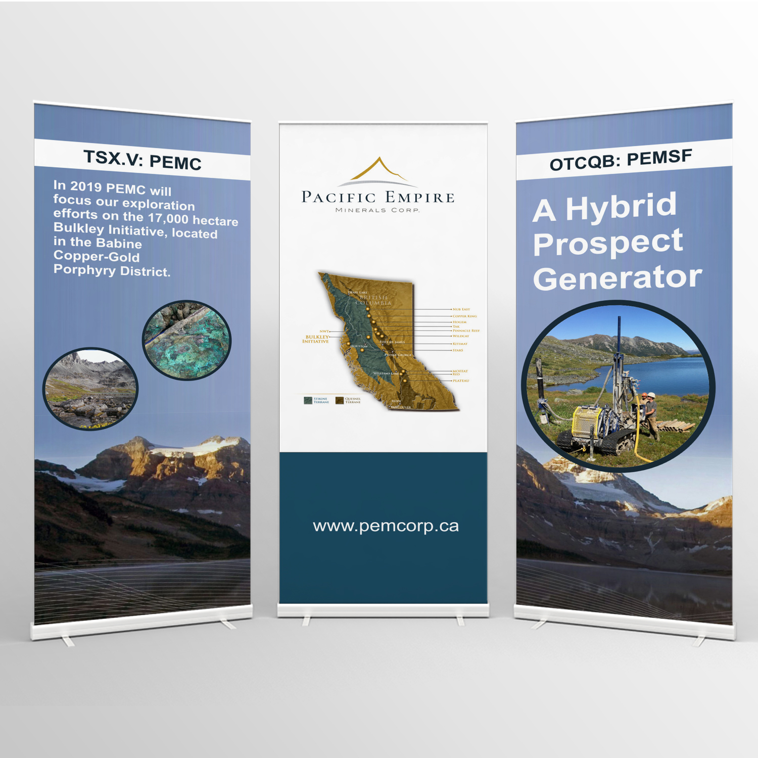 Design de Stand d'Exposition par DG+ pour Pacific Empire Minerals Corp. | Design #20822940