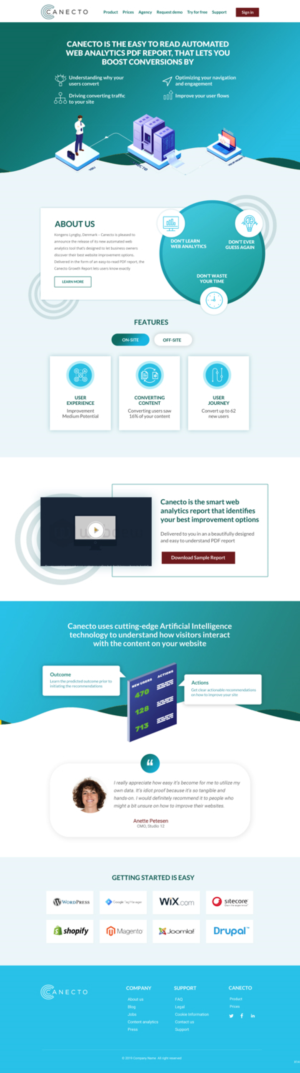 Web Design by pb for this project | Design: #20758427