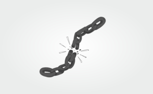 boat graphic of failing anchor chain | Diseño Gráfico por Maestroto