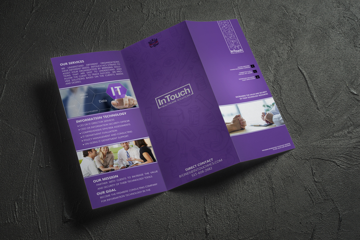 Flyer Design by Asim Nizami for InTouch Healthcare Solutions | Design #20789750