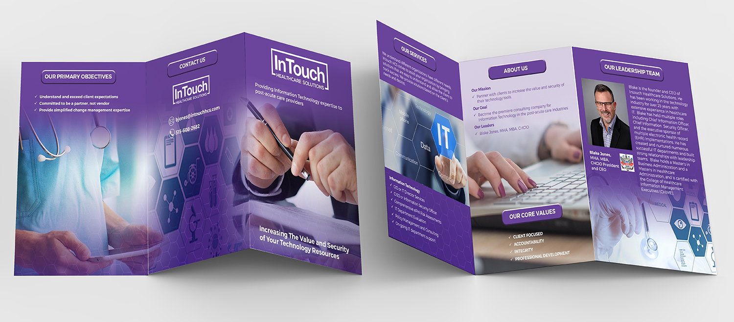 Flyer Design by ka for InTouch Healthcare Solutions | Design #20767994