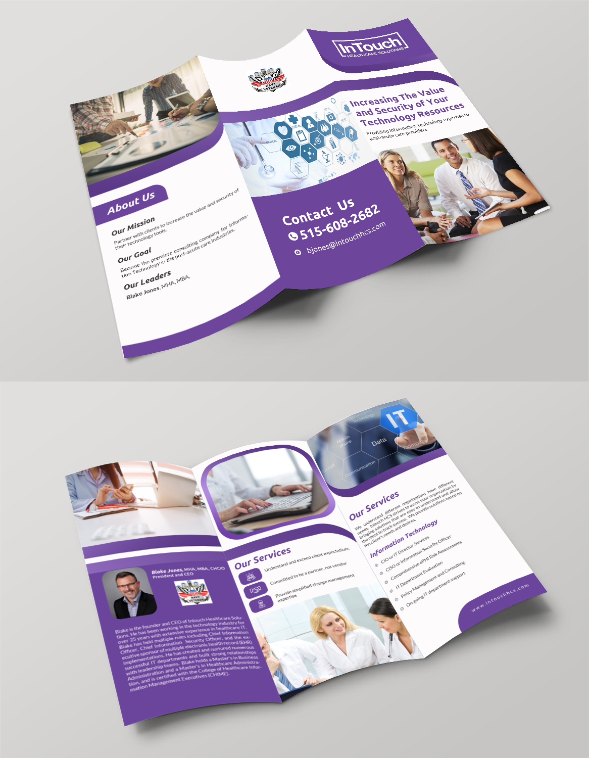 Flyer-Design von debdesign für InTouch Healthcare Solutions | Design #20756891