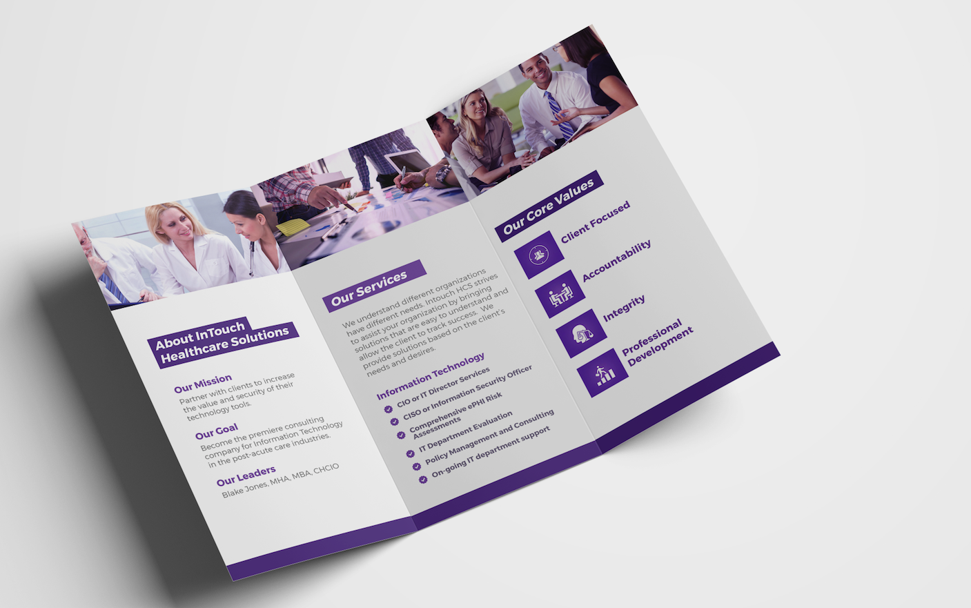 Flyer Design by Daniel James for InTouch Healthcare Solutions | Design #20752292