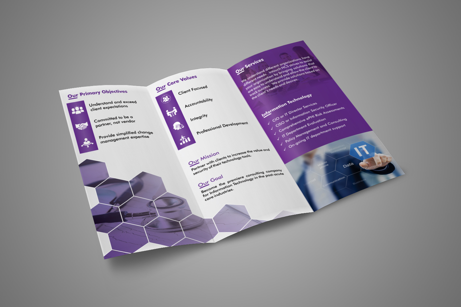 Flyer Design by ecorokerz for InTouch Healthcare Solutions | Design #20755147