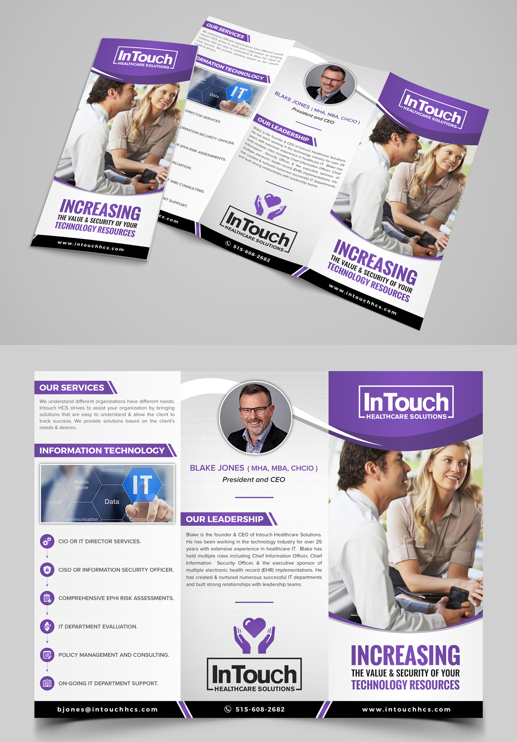 Design de Flyer par SAI DESIGNS pour InTouch Healthcare Solutions | Design #20785033