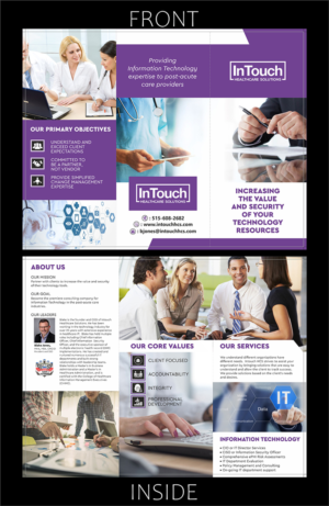 Flyer-Design von Fine Graphics House für InTouch Healthcare Solutions | Design: #20796270