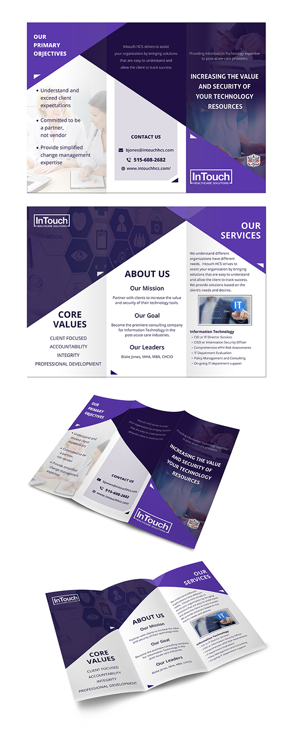 Flyer Design by sugidesign for InTouch Healthcare Solutions | Design #20802646