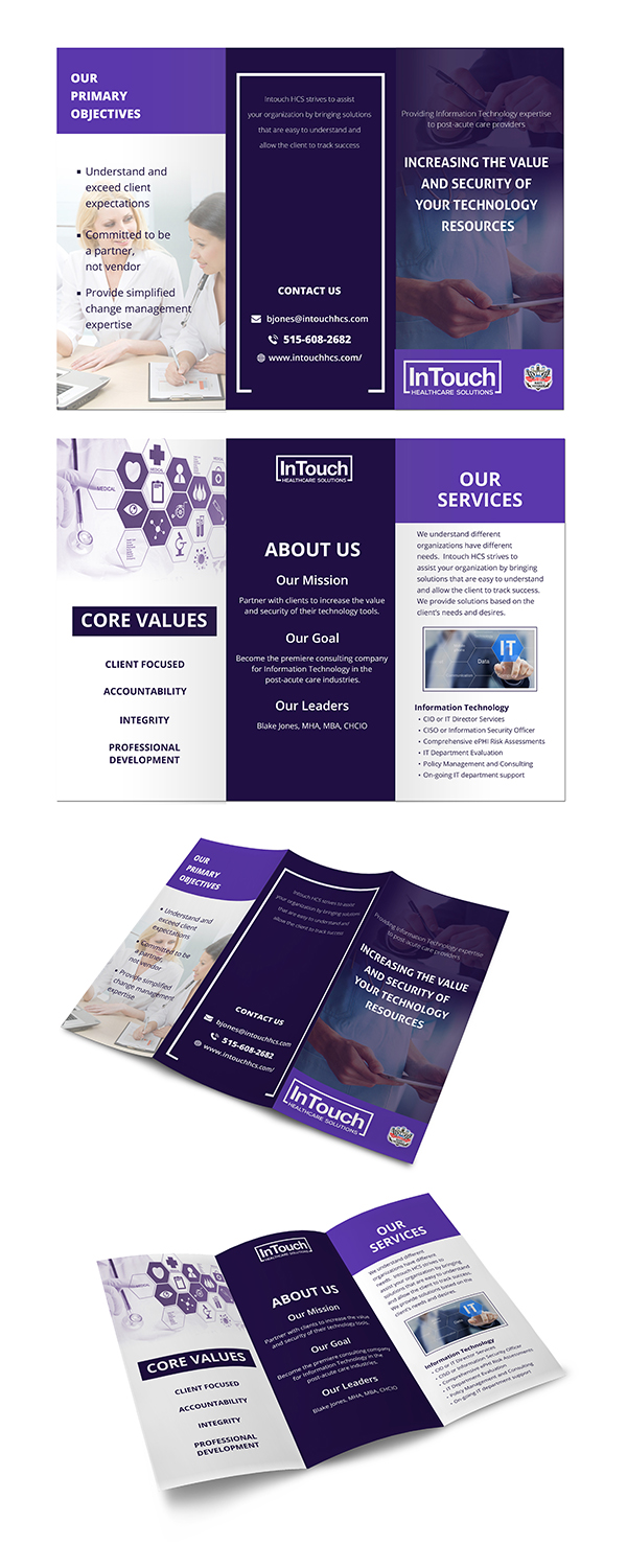 Flyer Design by sugidesign for InTouch Healthcare Solutions | Design #20802673