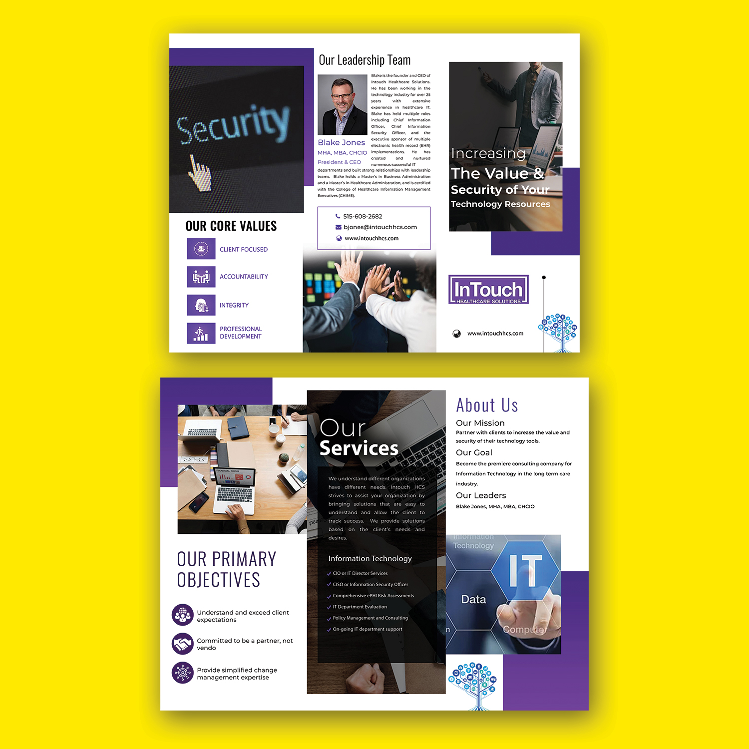 Flyer Design by Krishna Pagare for InTouch Healthcare Solutions | Design #20753583
