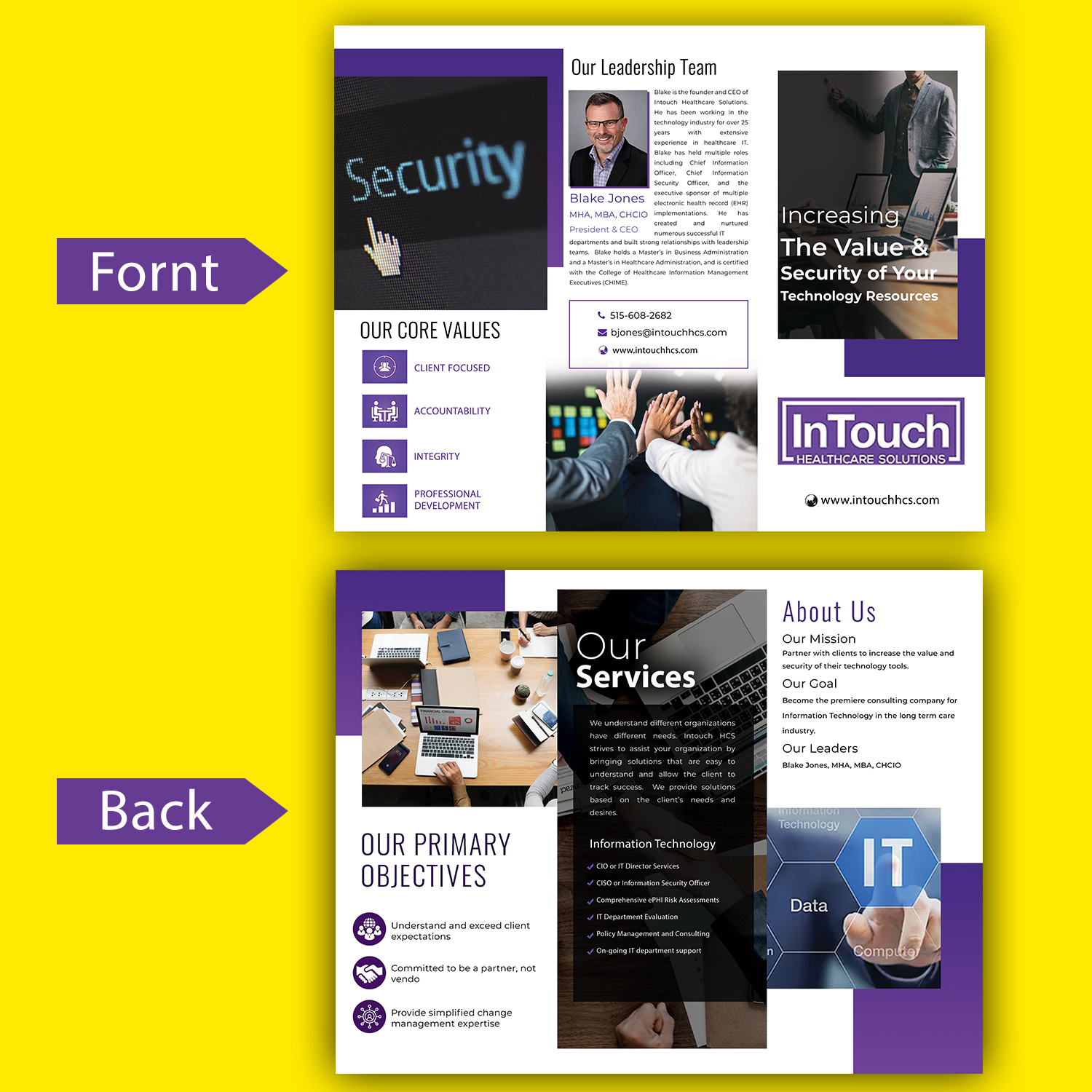 Design de Flyer par Krishna Pagare pour InTouch Healthcare Solutions | Design #20783068