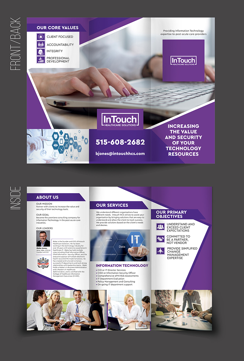 Flyer Design by Yaseen R for InTouch Healthcare Solutions | Design #20771497