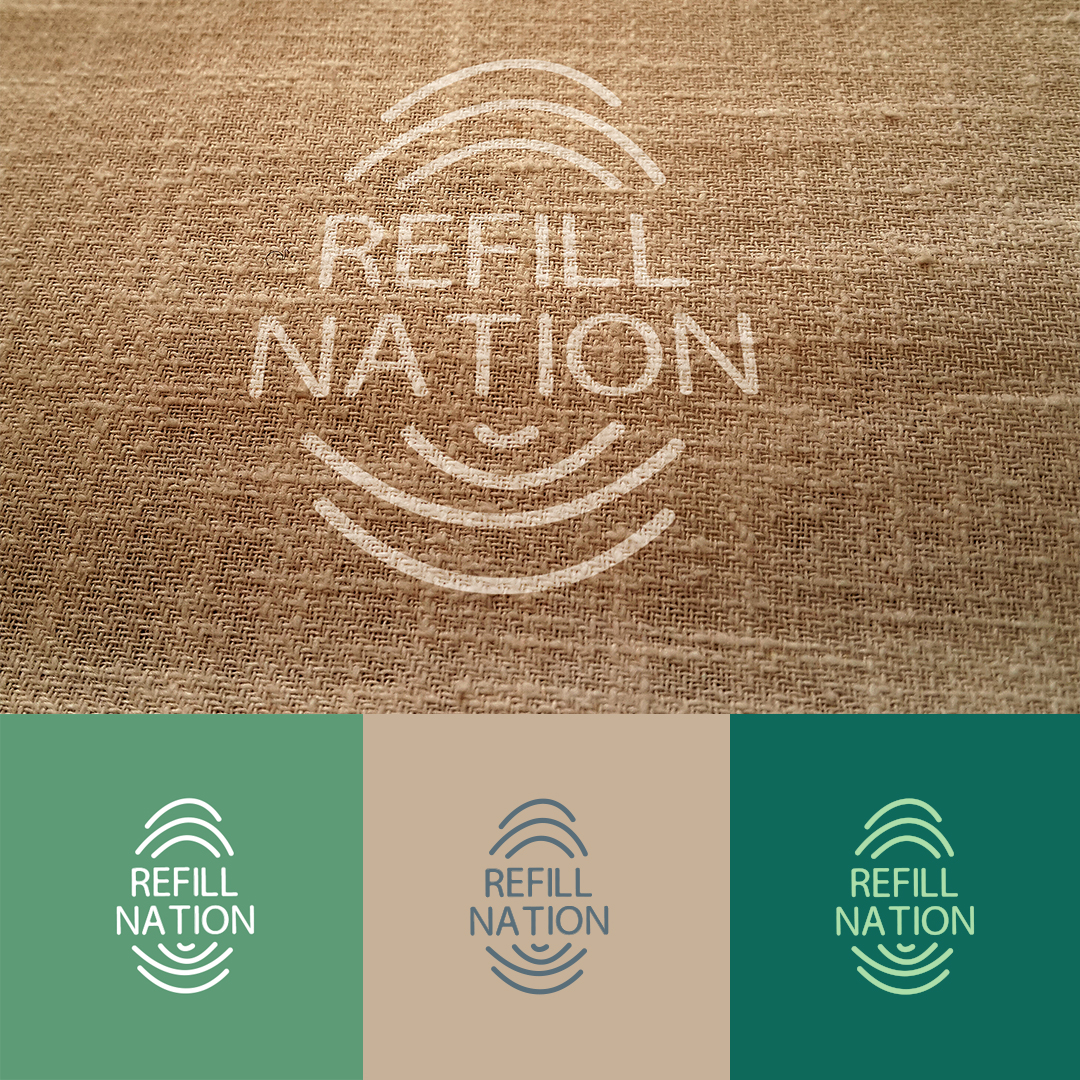 Playful, Modern, Grocery Store Logo Design for Refill Nation by Ioana