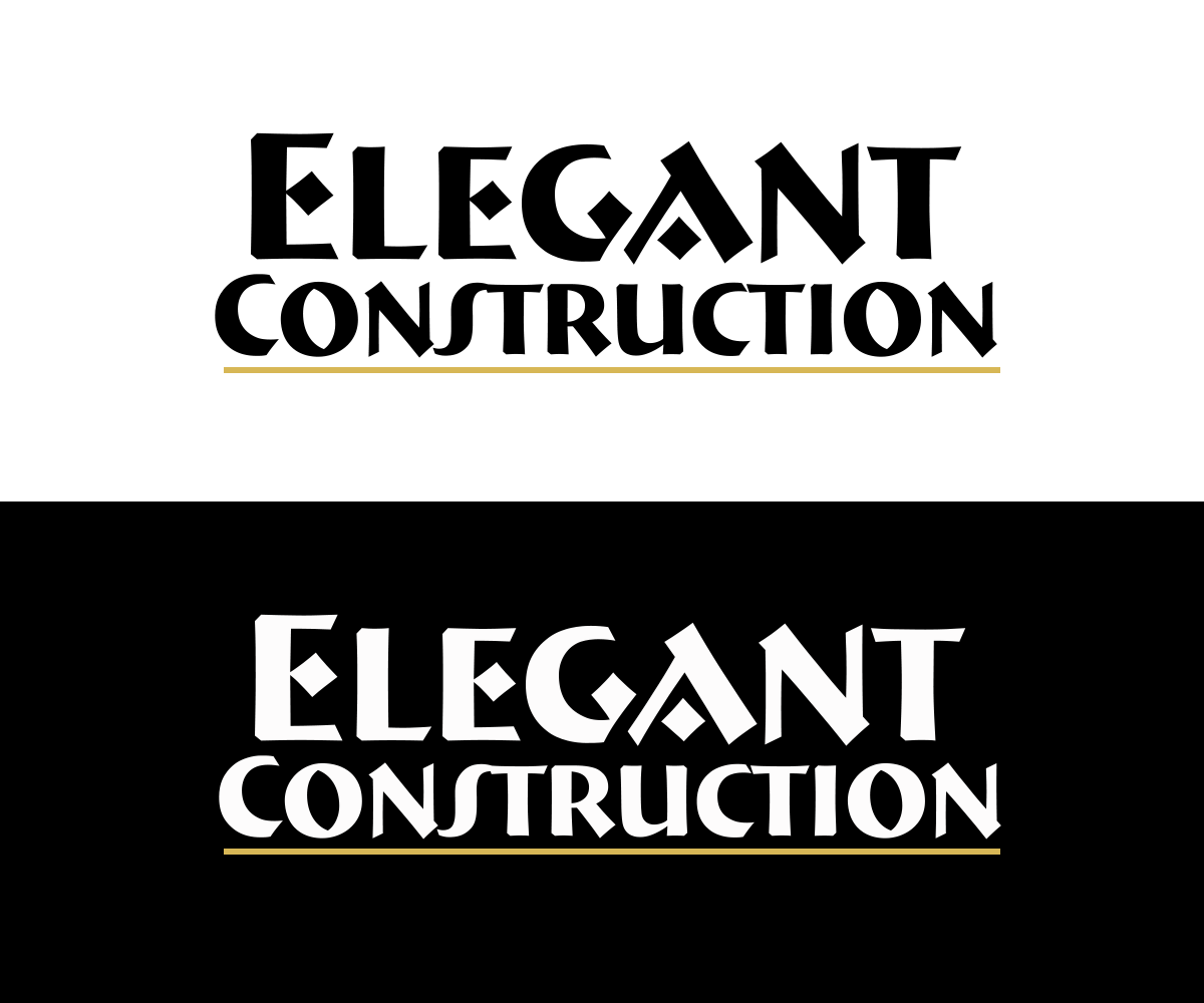 Logo-Design von Rebecca M. für Elegant Construction | Design #20851648
