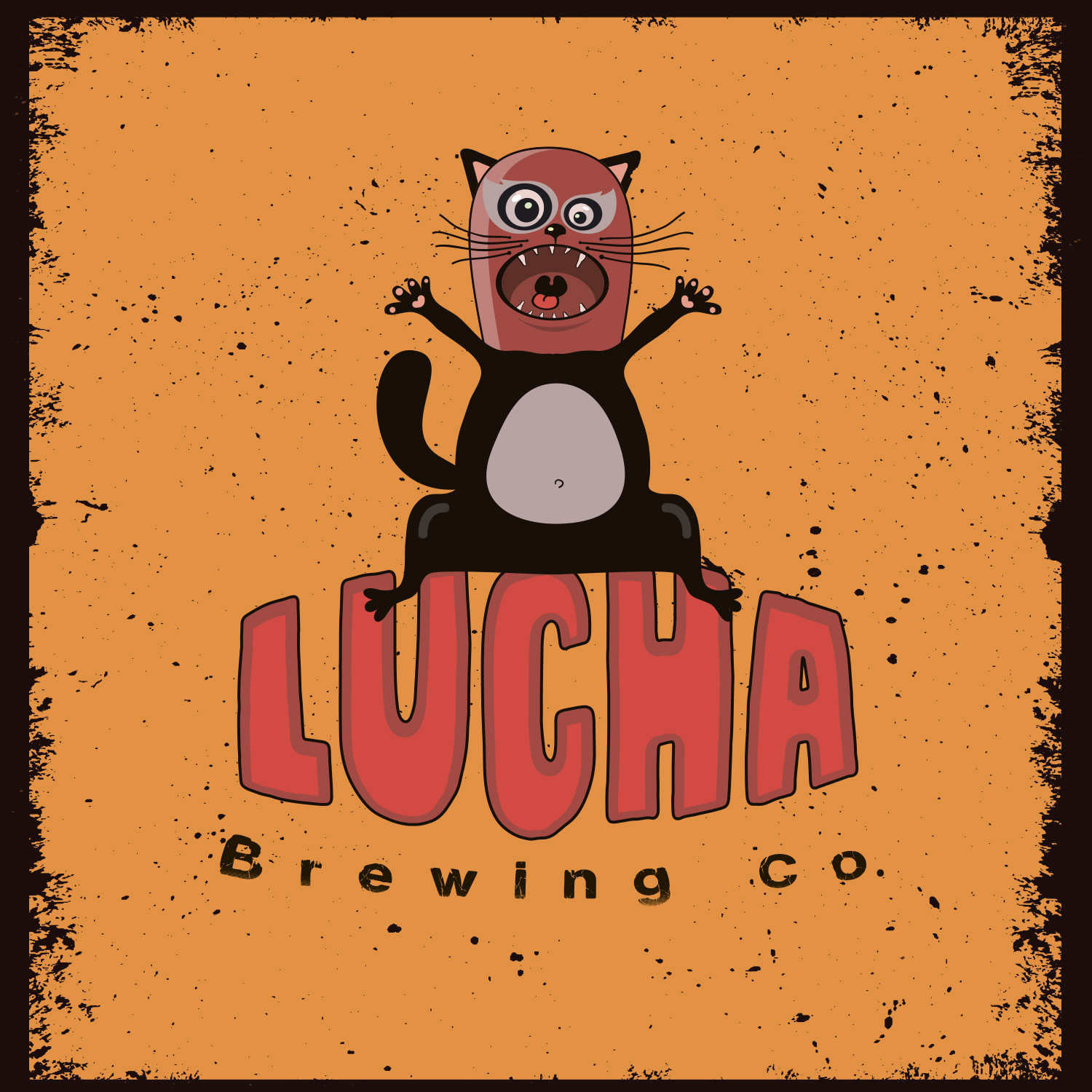 Logo Design by Lazy Panda for Lucha Brewing Co. | Design #20769295