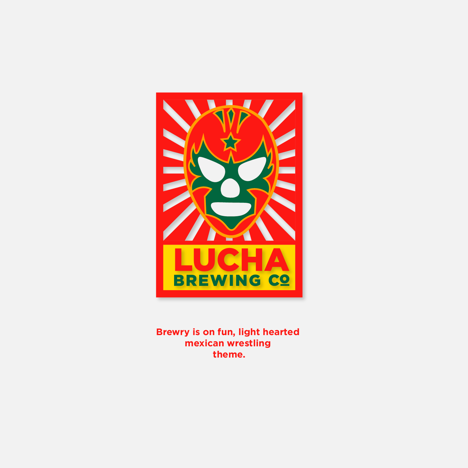 Logo Design by Majestic Prints for Lucha Brewing Co. | Design #20773811
