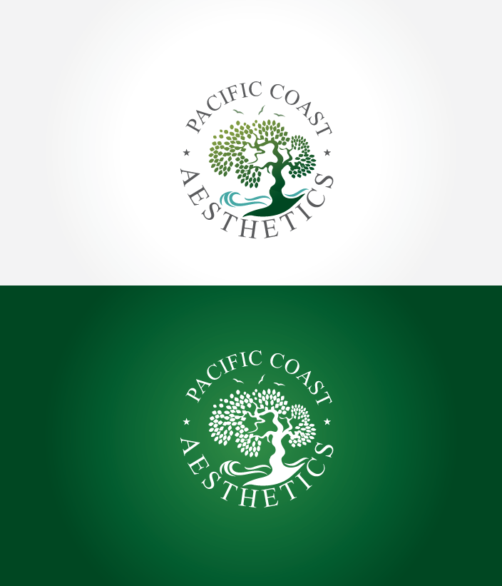 Logo Design by graphicevolution for Pacific Coast Aesthetics | Design #20763308
