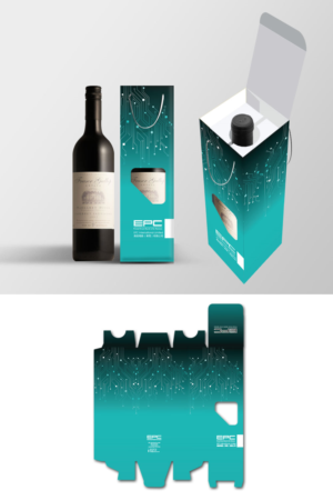 Packaging box for giving wine gifts to customers | Design Emballage par - SWING -