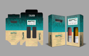 Packaging box for giving wine gifts to customers | Packaging Design by RGraphic