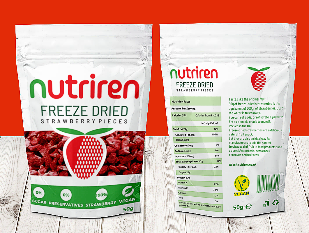 Diseño de Etiqueta por 3-ikE para Nutriren | Diseño #20808051