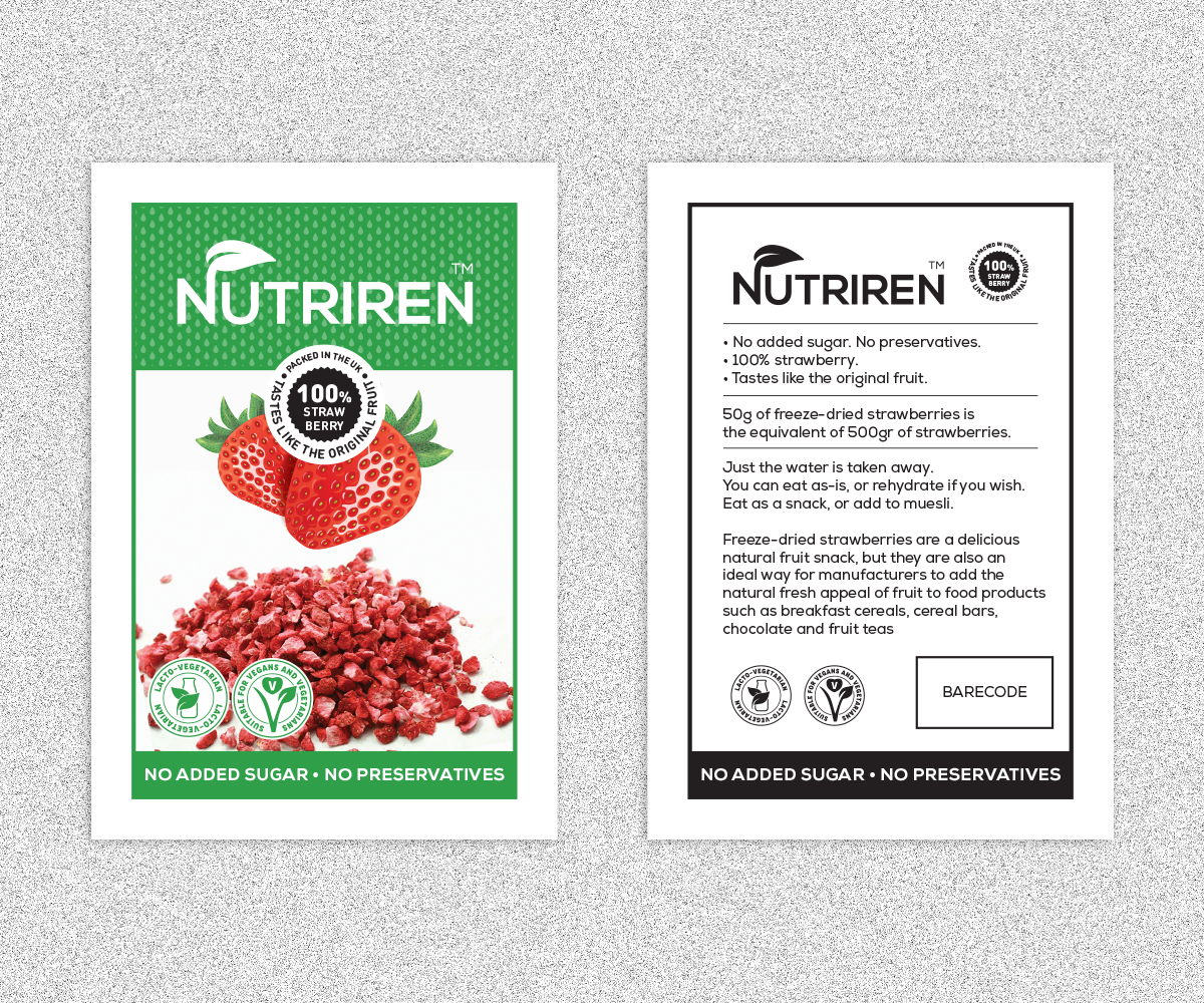Label Design by An.G for Nutriren | Design #20794670