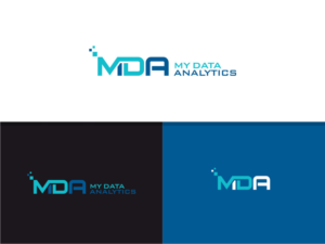 My Data Analytics or MDA | Logo Design by Atvento Graphics