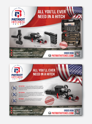 Diseño de Postal por alex989 para Patriot Hitches, LLC | Diseño: #20795537